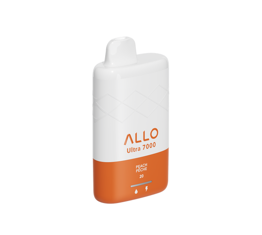 Allo Ultra 7000 Disposable - Peach 20mg 5pc/Carton