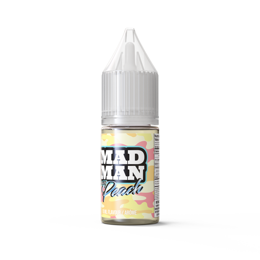 10ml AROMA MADMAN ICE SALTY Crazy Peach QBC