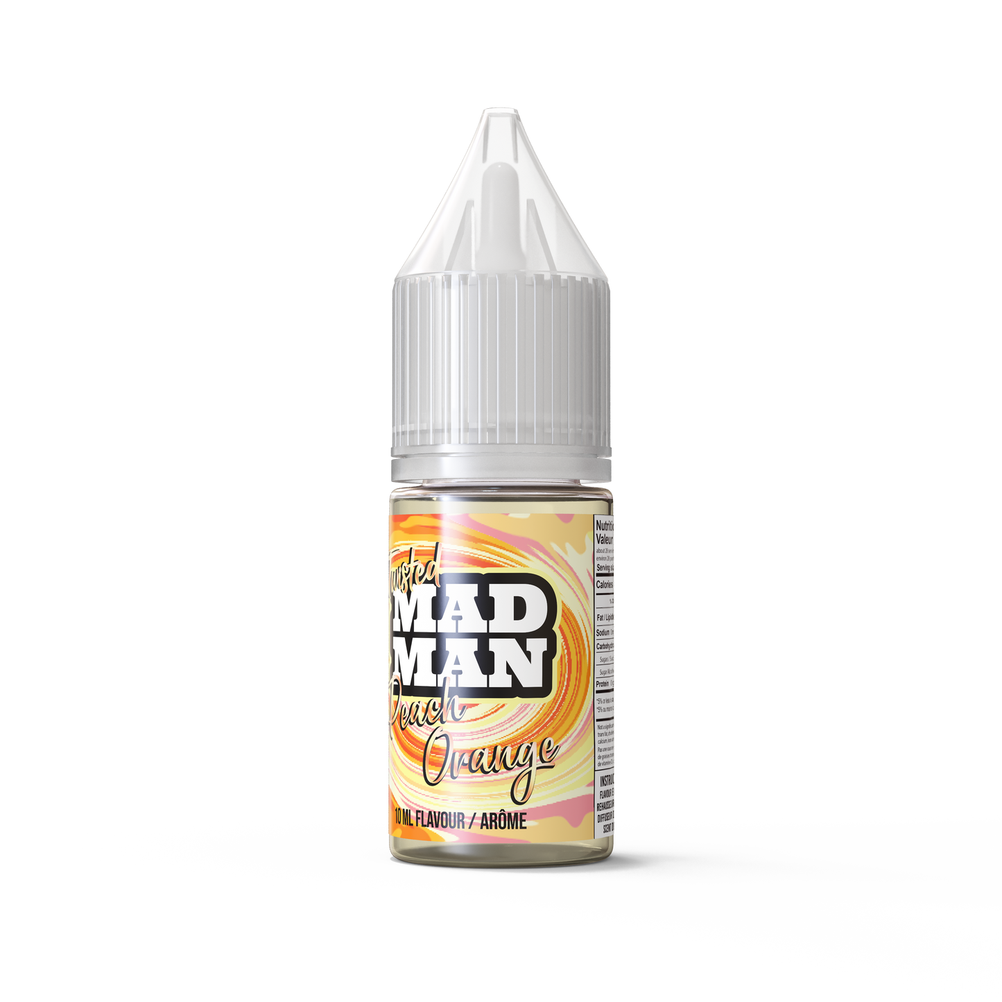 10ml AROMA MADMAN SALTY TWISTED Orange Peach QBC