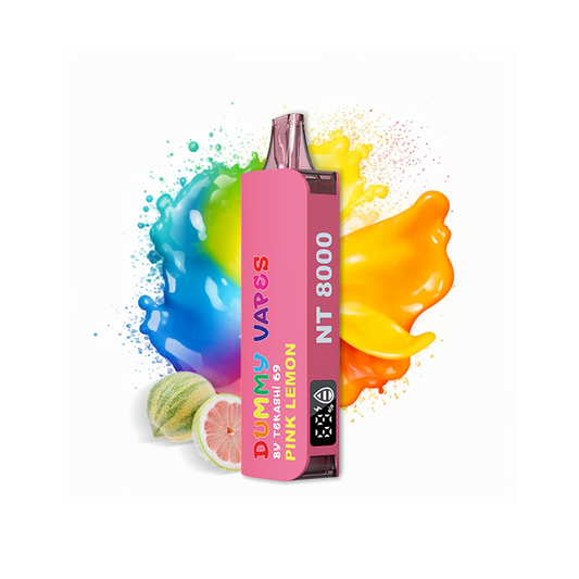 Dummy Vapes 8000 Puffs Disposable Vape - 5ct Pink lemon