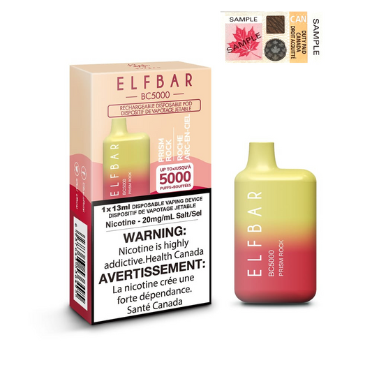 ELF Bar BC5000 Disposable Vape - 10ct Prism Rock