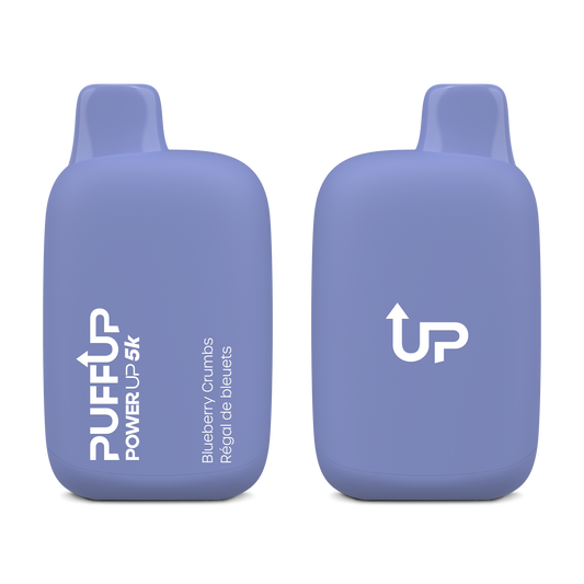 Puff Up Power Up 5k Disposable - Blueberry Crumbs 20MG 6pc/Carton