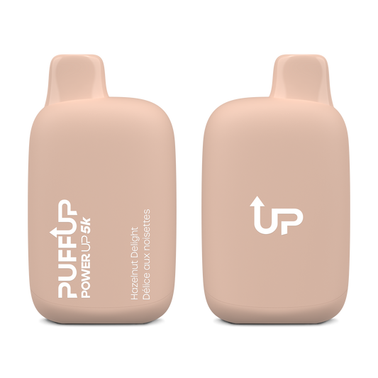 Puff Up Power Up 5k Disposable - Hazelnut Delight 20MG 6pc/Carton