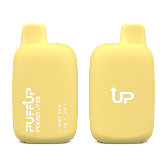 Puff Up Power Up 5k Disposable - Pineapple Iced 20MG 6pc/Carton