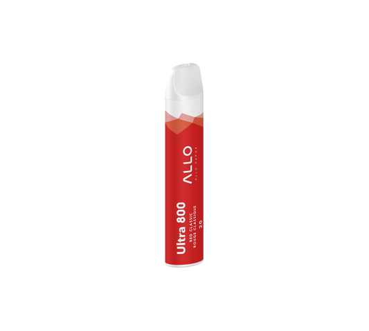 Allo Ultra 800 Disposable - Red Classic 20mg 10pc/Carton