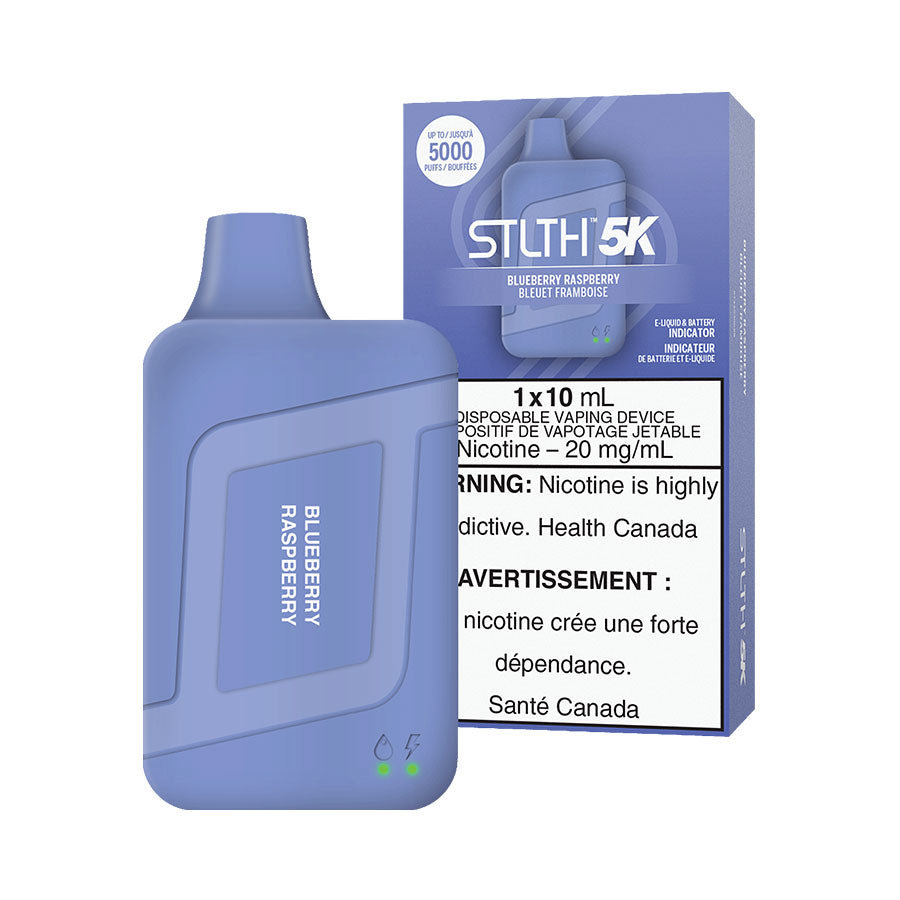 STLTH BOX 5K DISPOSABLE-BLUEBERRY RASPBERRY (5PC/CTN) 10ML 20MG