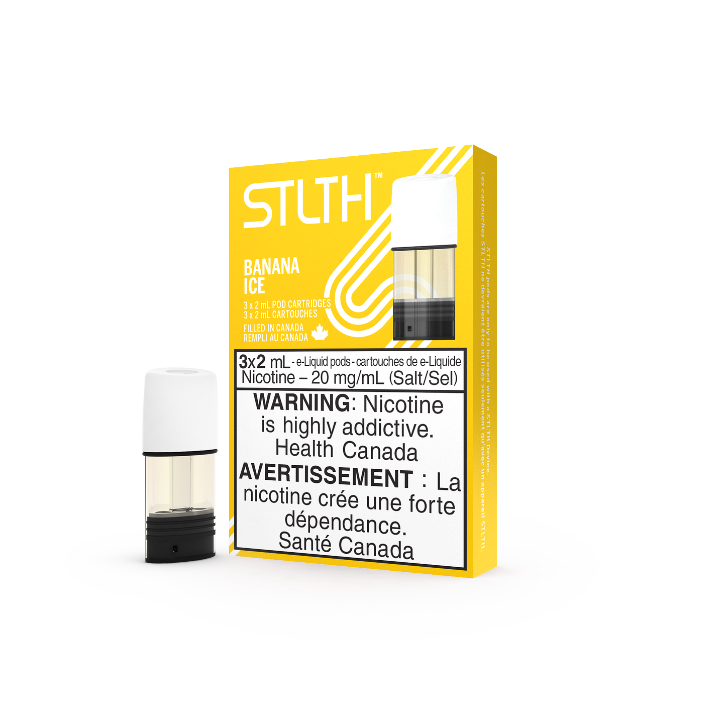 STLTH POD PACK BANANA ICE (3 PACK) 2ML BOLD 35