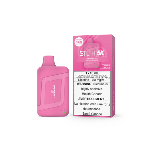 STLTH BOX 5K DISPOSABLE - RASPBERRY ICE (5PC/CTN) 10ML 20MG