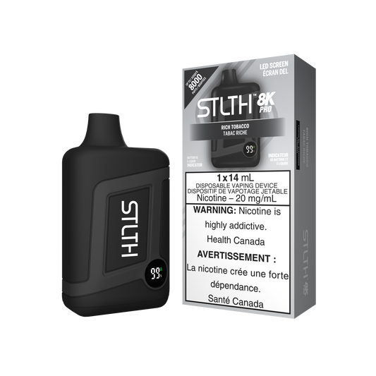 STLTH 8K PRO DISPOSABLE Rich Tobacco