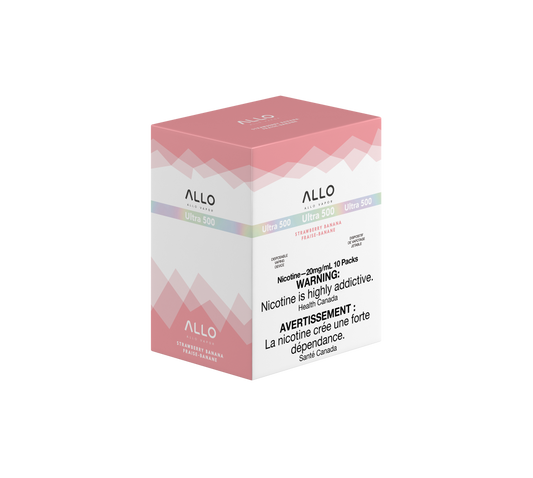 Allo Ultra 500 Disposable Strawberry Banana 20mg