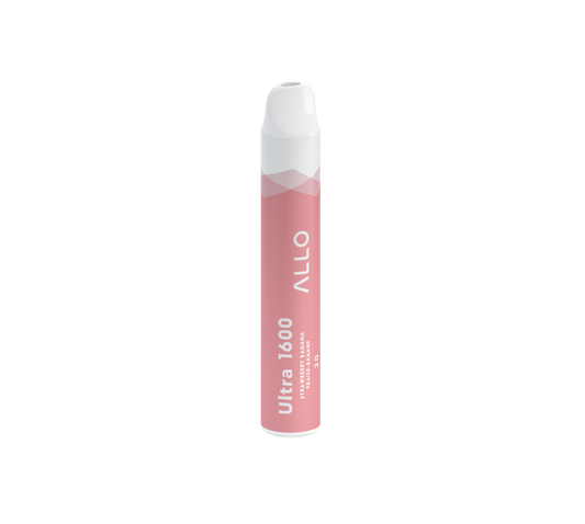 Allo Ultra 1600 Disposable - Strawberry Banana 20mg 5pc/Carton