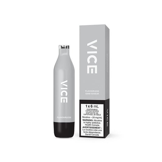 VICE 2500 DISPOSABLE - FLAVOURLESS (6PC/CTN) 6ML 20MG