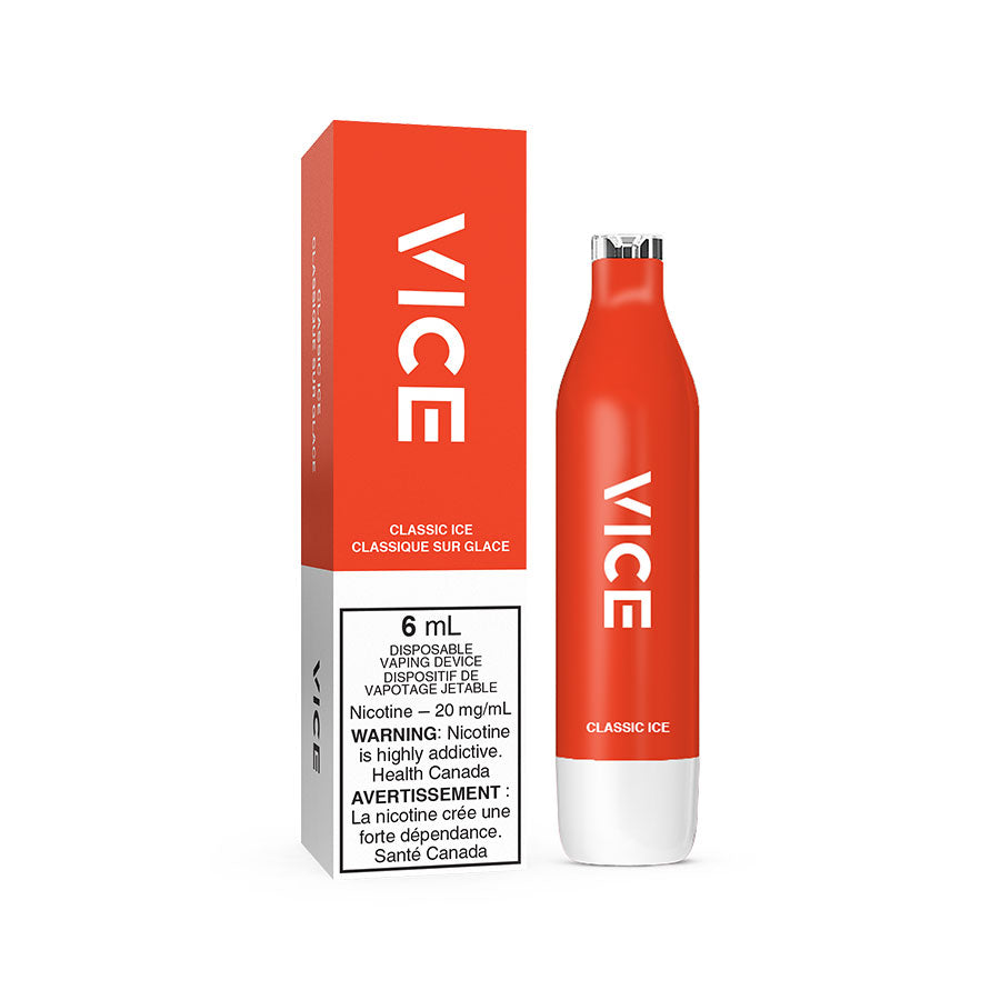 VICE 2500 DISPOSABLE - CLASSIC ICE (6PC/CTN) 6ML 20MG