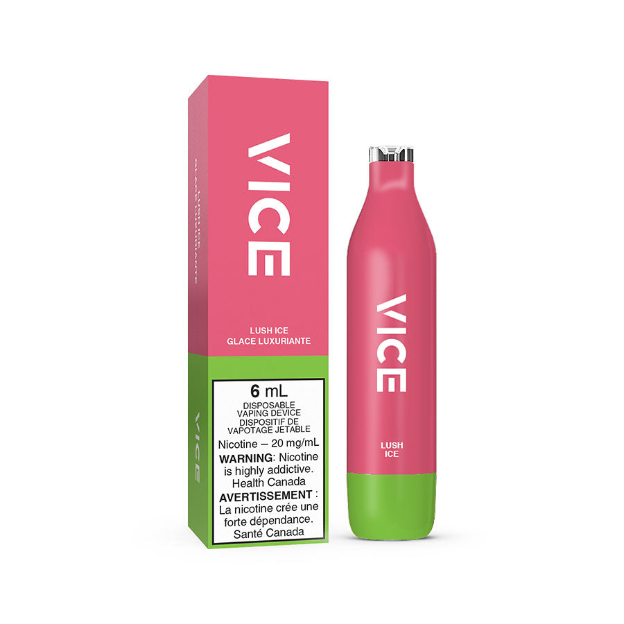 VICE 2500 DISPOSABLE - LUSH ICE (6PC/CTN) 6ML 20MG