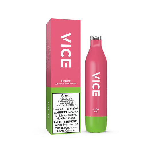 VICE 2500 DISPOSABLE - LUSH ICE (6PC/CTN) 6ML 20MG