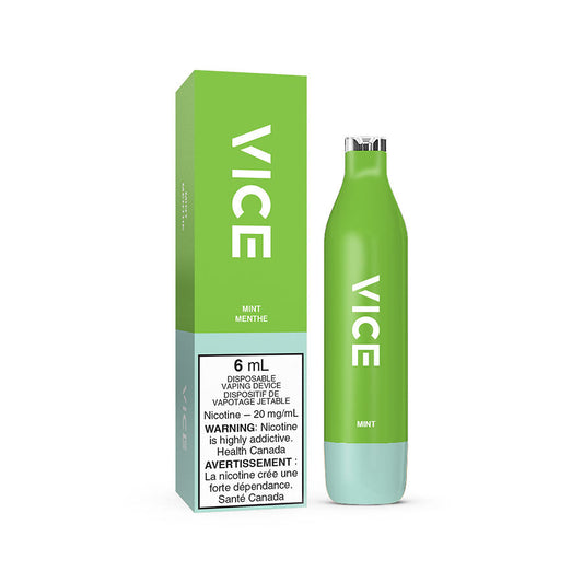 VICE 2500 DISPOSABLE - MINT (6PC/CTN) 6ML 20MG