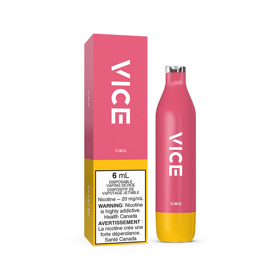 VICE 2500 DISPOSABLE - O.M.G (6PC/CTN) 6ML 20MG