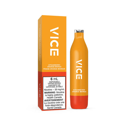 VICE 2500 DISPOSABLE - STRAWBERRY ORANGE MANGO (6PC/CTN) 6ML 20MG