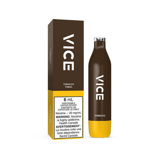 VICE 2500 DISPOSABLE - TOBACCO (6PC/CTN) 6ML 20MG