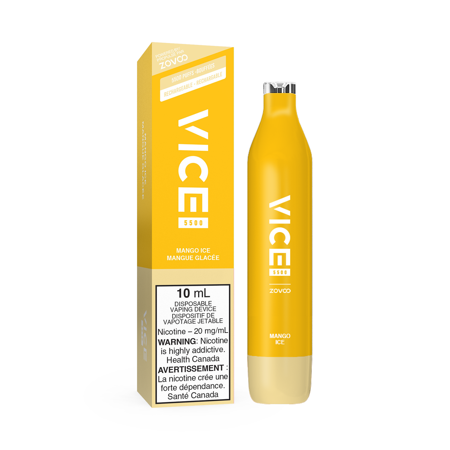 VICE 5500 DISPOSABLE - MANGO ICE (6PC/CTN) 10ML 20MG