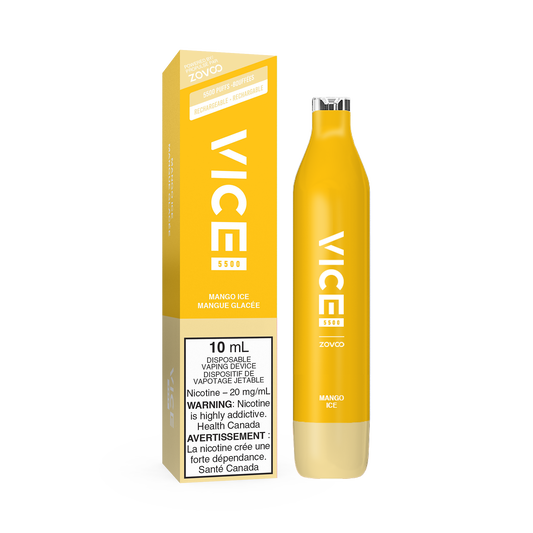 VICE 5500 DISPOSABLE - MANGO ICE (6PC/CTN) 10ML 20MG