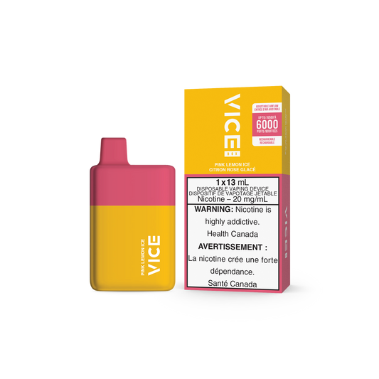 VICE BOX DISPOSABLE - PINK LEMON ICE (5PC/CTN) 13ML 20MG