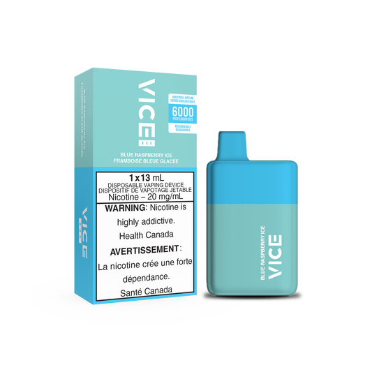 VICE BOX DISPOSABLE - BLUE RASPBERRY ICE (5PC/CTN) 13ML 20MG