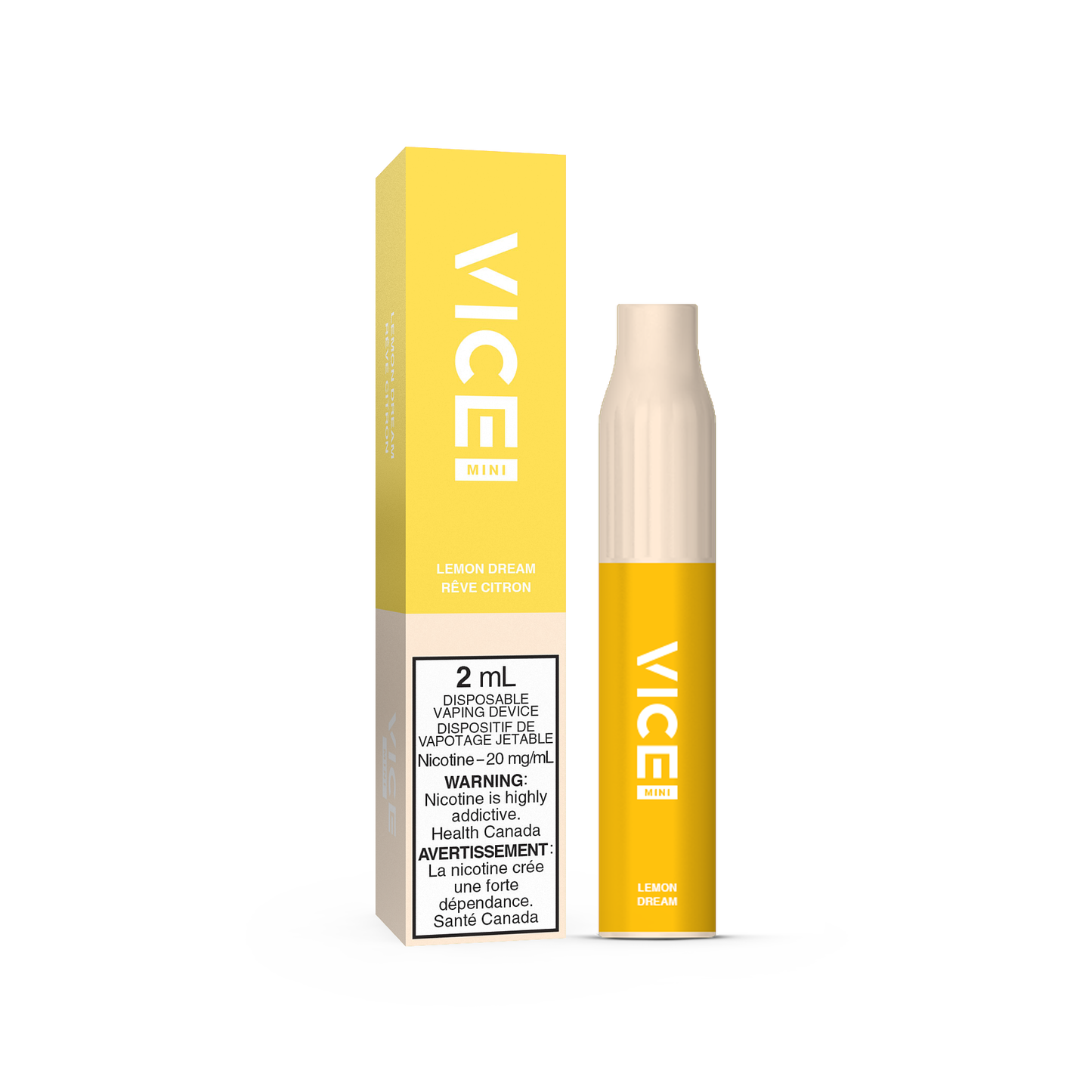 VICE MINI DISPOSABLE - LEMON DREAM (6PC/CTN) 2ML 20MG