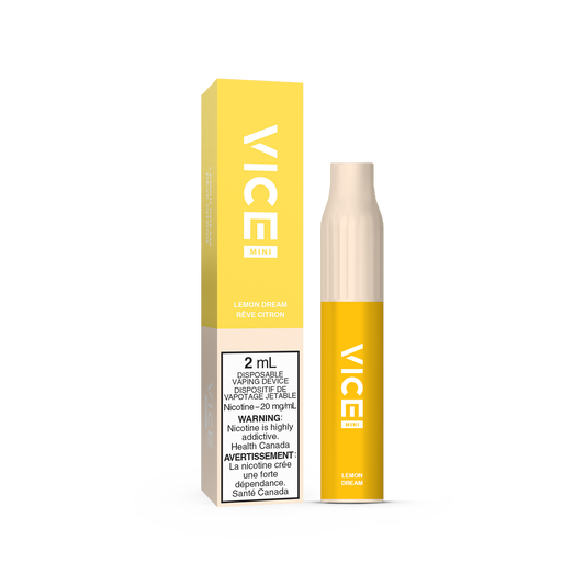 VICE MINI DISPOSABLE - LEMON DREAM (6PC/CTN) 2ML 20MG