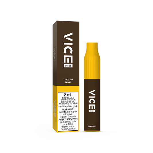 VICE MINI DISPOSABLE - TOBACCO (6PC/CTN) 2ML 20MG