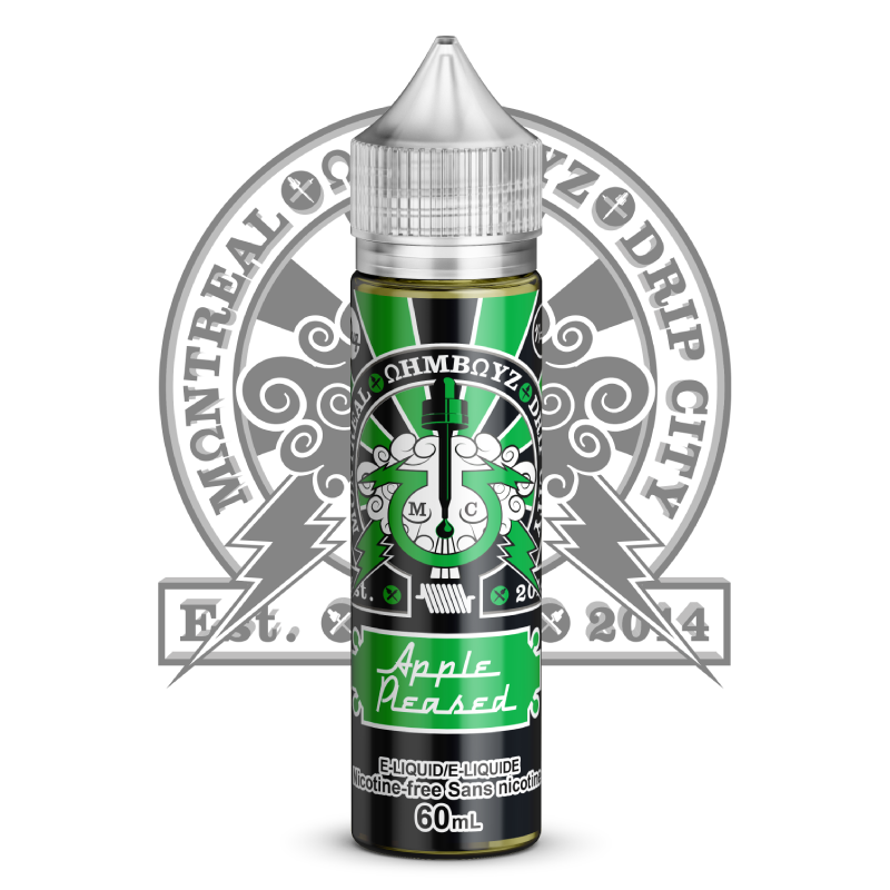 60ml OHMBOYZ DRIP CITY Apple Pleased