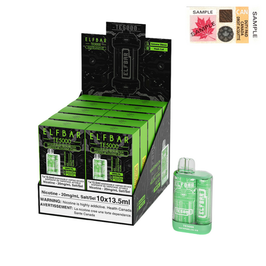 ELF Bar TE5000 Disposable Vape - 10ct Watermelon Ice