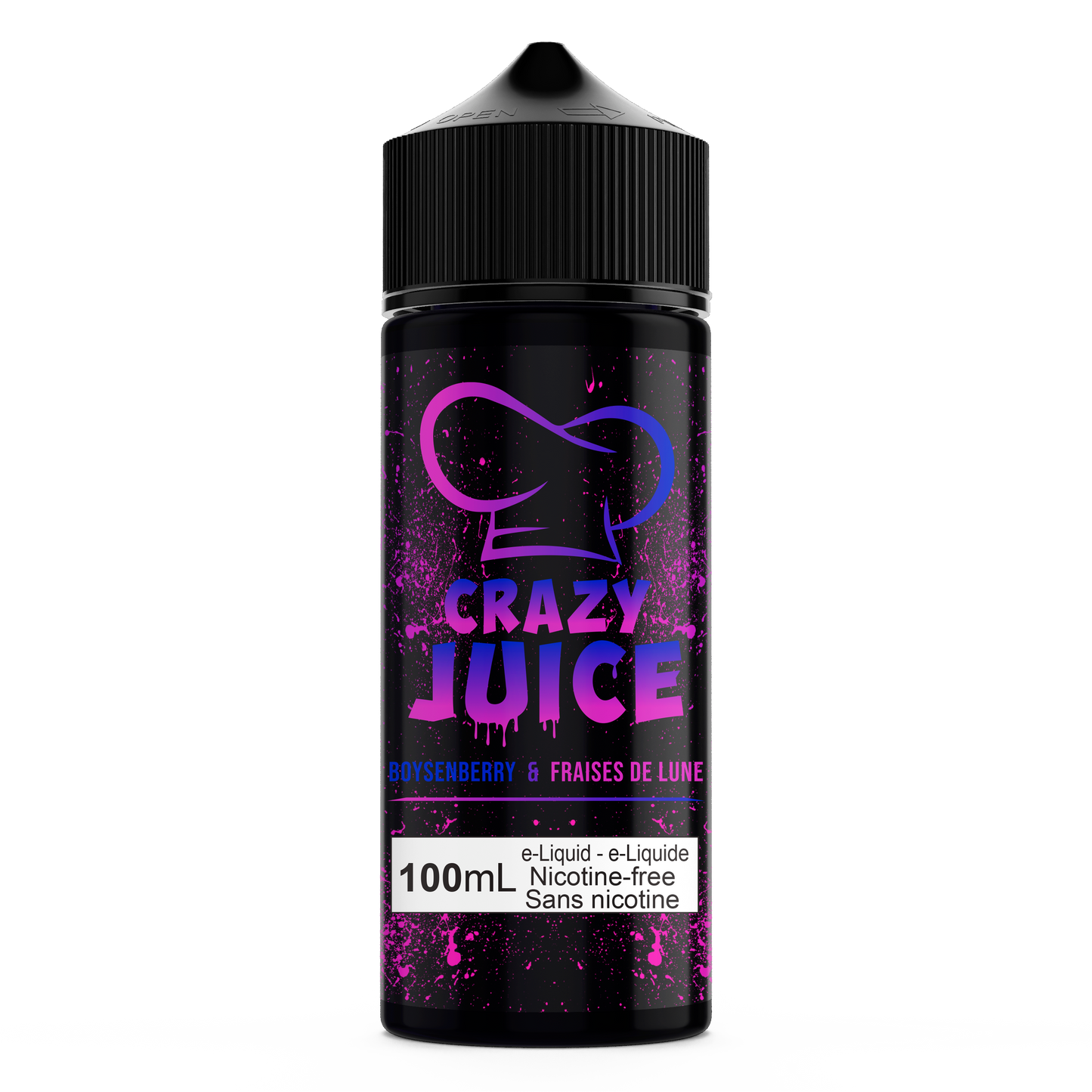 CRAZY JUICE - BOYSENBERRY & FRAISE DE LUNE 100ml 