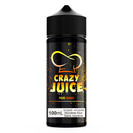 CRAZY JUICE -  PEAR MANGO 100ml  