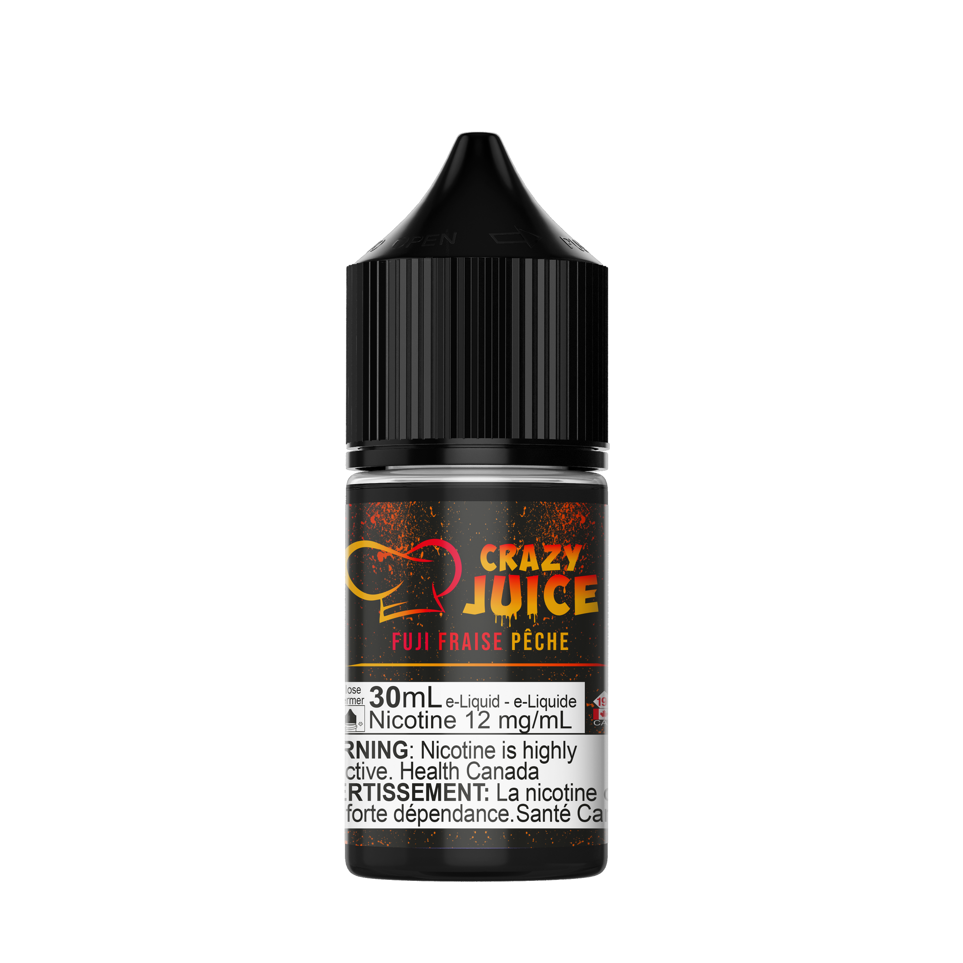 30ml CRAZY JUICE Salt - FUJI FRAISE PECHE 