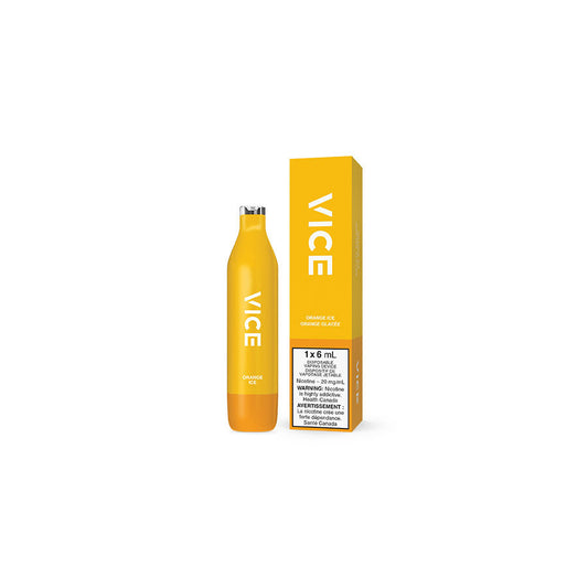 VICE 2500 DISPOSABLE - ORANGE ICE  (6PC/CTN) 6ML 20MG